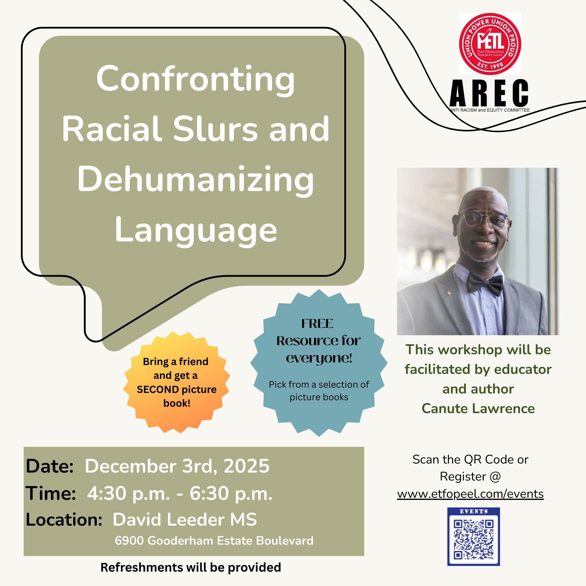 Confronting Racial Slurs and Dehumanizing Language (Wed Dec 3 - AREC ...